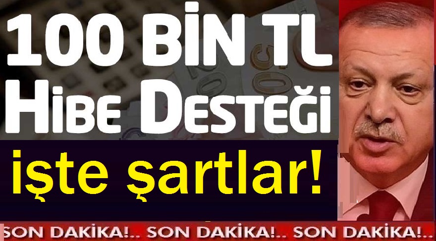 KOSGEB tarafından ayrıca 100 Bin TL’de faizsiz kredi verilecek