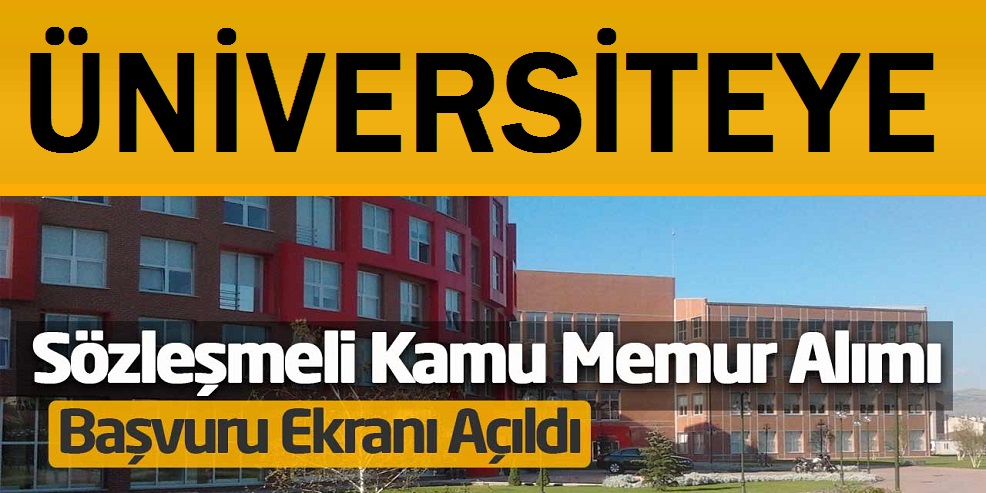 Muğla Sıtkı Kocaman Üniversitesi memur alımı için başvurular